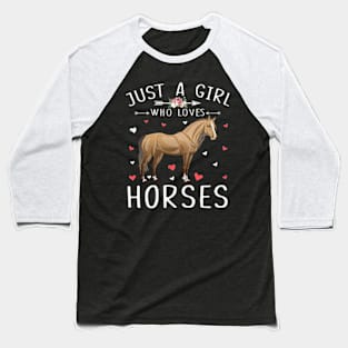 Horse Riding Lover Women Baseball T-Shirt